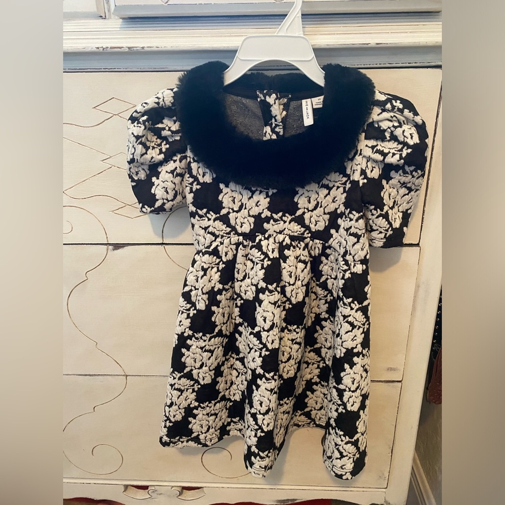 Black and White Janie and Jack Toddler Dress 2T